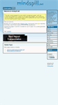 Mobile Screenshot of mindspill.net